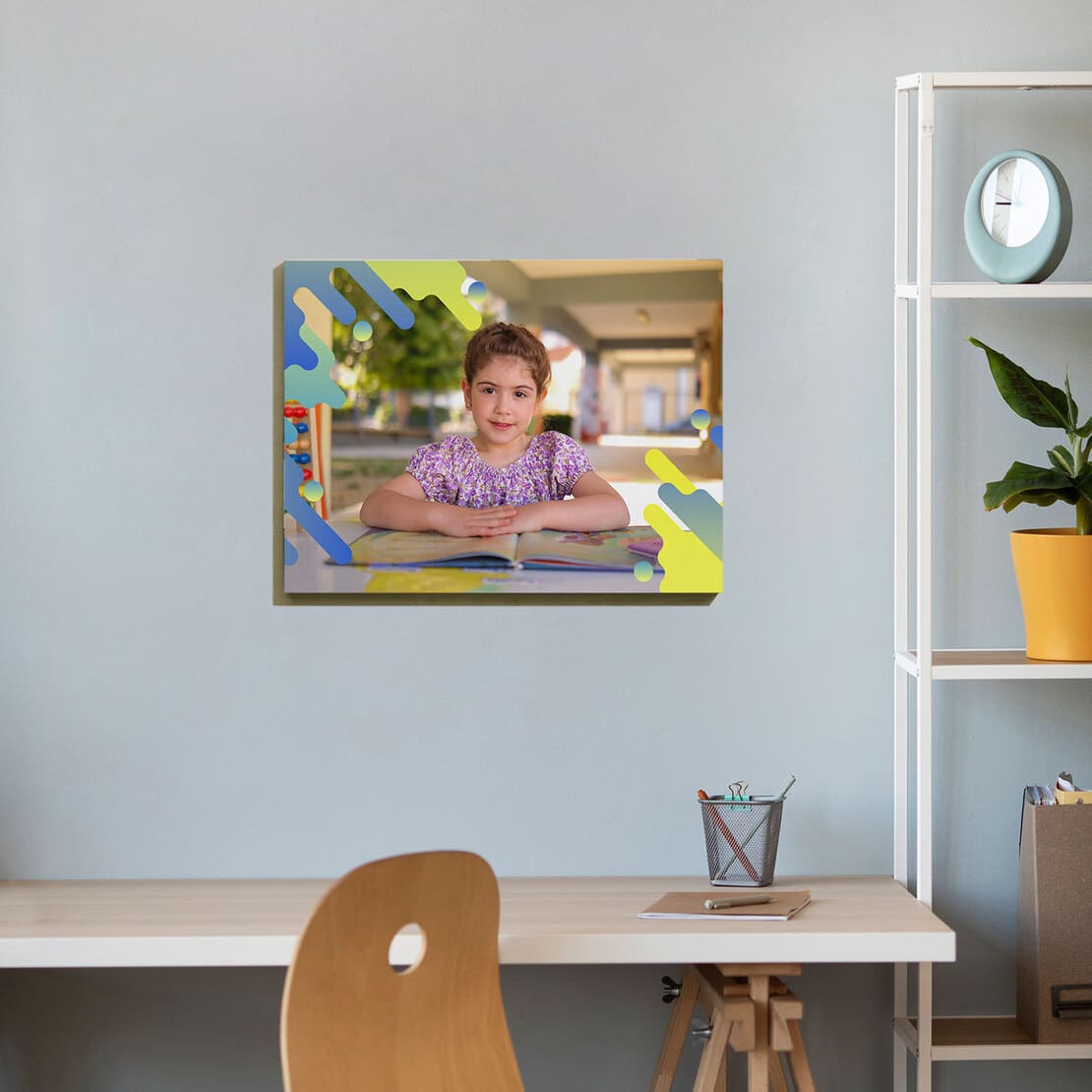 Θεματικός καμβάς χρωματιστές πινελιές